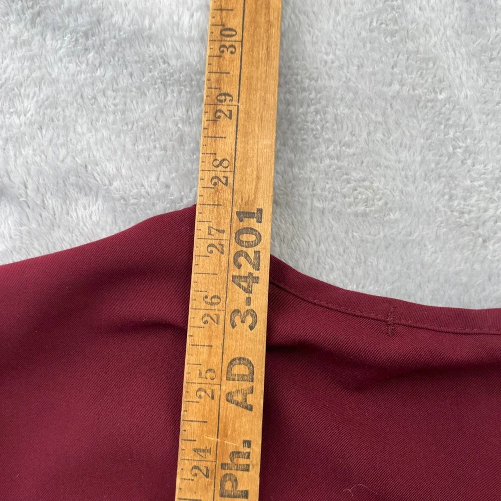 FIGS Maternity Scrub Set L/XL Burgundy Women Medical Jogger Uniform Set - Picture 9 of 16